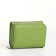 Women's wallet on magnet, green color