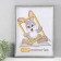 Photo frame Plastic "Vintage" 30x40 cm, frosty silver