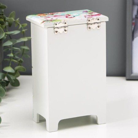 Casket Wood 3 boxes "Flamingo" 18x11.5x7.5 cm-5