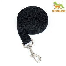 Leash 2 m x 2 cm, black