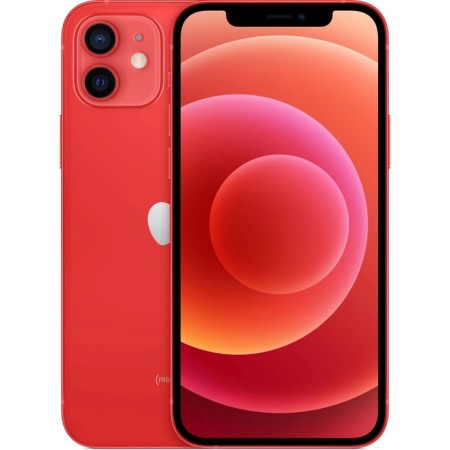Smartphone Apple A2403 iPhone 12 64GB 4GB Red Monoblock 3G 4G 1SIM 6.1 "1170x2532 iOS 15 12MPIX 802