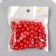 Beads for creativity wood "red" set 30 g 1x1 cm