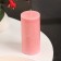 Candle-cylinder smooth, 5x10 cm, pink, 6 hours