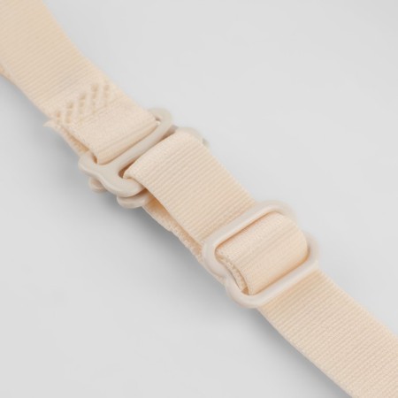 Textile straps, 1 cm, 37 cm, steam, beige color-1