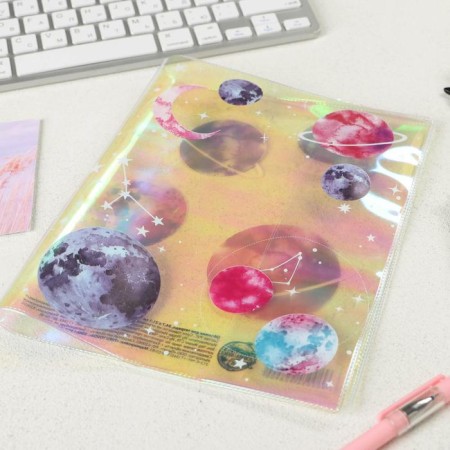 The holographic cover for the Cosmos notebook, 34.7 x 21.1 cm-5