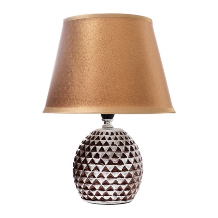 Traffic lamp with lampshade Risalux "Jane", E14, 40 W, brown, 22.5 × 22.5 × 31.5 cm-5
