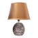 Traffic lamp with lampshade Risalux "Jane", E14, 40 W, brown, 22.5 × 22.5 × 31.5 cm