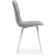 Stools on a metal frame chilli to metal/velor, white/gray 44x50x85 cm