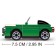 Designer "Cars", 45 parts, green color