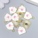 Decor for creativity Metal, enamel "Love letter" White-pink 1.6x1.2 cm