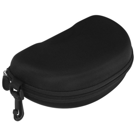 Bicycle glasses with interchangeable lenses in the case, black color-4