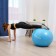 Fitball ONLYTOP, D = 85 cm, 1400 g, anti -wings, blue color
