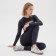 Women's legins with an insert of Minaku, black color, rr 42
