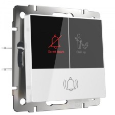 Call button w1114601, with indication, for hotels, white
