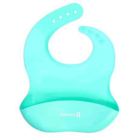 Set for feeding, food silicone, turquoise color-5