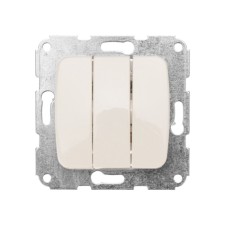 The mechanism of the 3-clat switch Kranz hidden installation, 10a, beige KR-78-0234