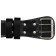 Belt for heavy athletics 110 cm, artificial leather, black color
