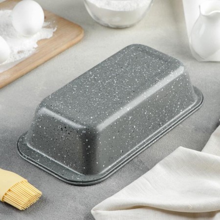 Elin marble baking form, 25 × 13 × 6 cm, anti -stick coating, color gray color-2
