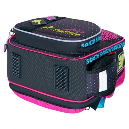 Frame backpack 37 x 28 x 12 cm, Across 194, filling: bag, pencil case, violet ACR22-194-10-7
