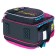 Frame backpack 37 x 28 x 12 cm, Across 194, filling: bag, pencil case, violet ACR22-194-10