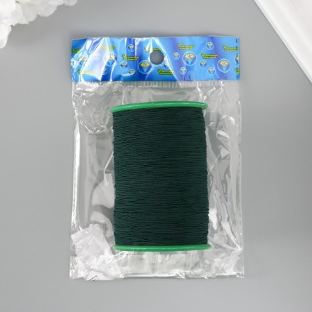 Spandex for beads, length 500 m, col. green-3