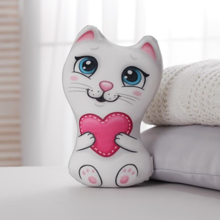 Antistress toy "Cat with a heart"-1