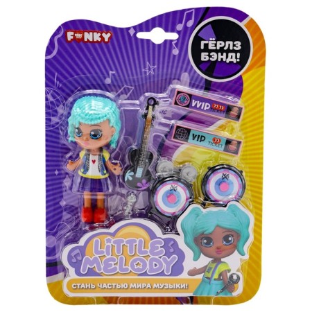Set of game Funky Toys "Taylor Puppeter", with musical accessories-1