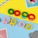 Hair elastic band "lovely" (set of 8 pcs) bow, mix
