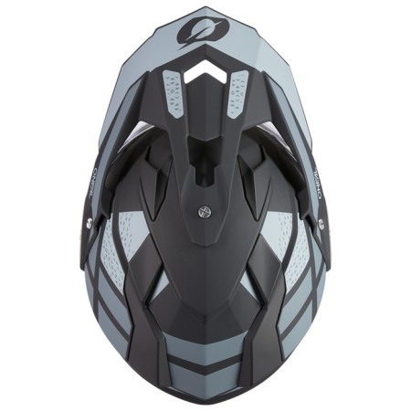 Sneakpish helmet with o’neal sierra r V24, ABS, matte, gray/black, s-2