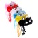 Carnival mask "charm", with a flower, color mix
