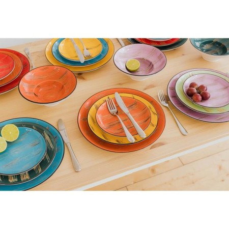 Porcelain dining Porcelain Wilmax Scratch, D = 28 cm, lilac color-4