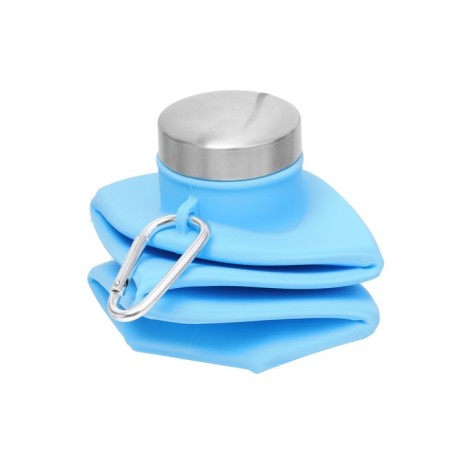 A bottle of water is folding, 700 ml, 22 x 6.5 cm, silicone-2