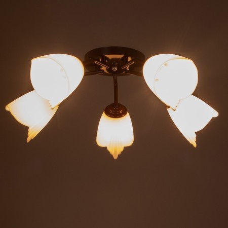 Six 5x15W E27 Brown 52x52x15cm Bayerlux-2