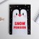 Set: cover for passport full -fledged, notebook joke and handle "Zima Beautiful"