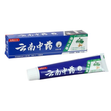 Chinese toothpaste, traditional on herbs with ginseng, anti -inflammatory, 110 g