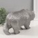 Silver bear piggy bank 18.5 x 14 x 36 cm