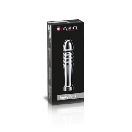 MYSTIM FUNKY FELLA, electrical stimulation, surgical steel, 13 cm-3