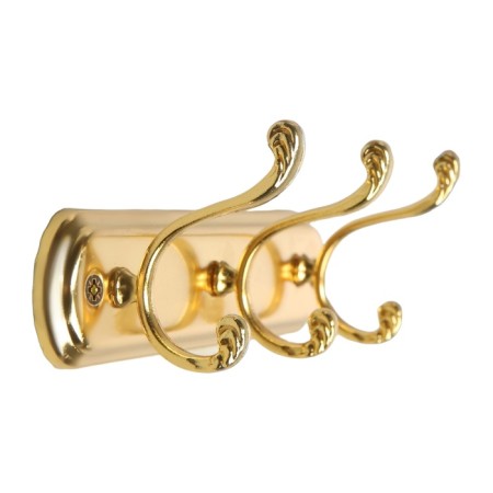 Tundra tundra tundra, metal, three -horn, gold color-3