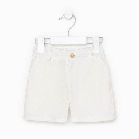 Children's shorts Minaku: Cotton Collection Color White, Height 122-5
