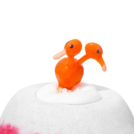 Children's bomb for a bath, red, with a toy, mix, 100 g-2