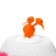 Children's bomb for a bath, red, with a toy, mix, 100 g