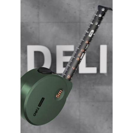 Deli HT8519L 112897 roulette, Softtach Corps, Green, 5 m x 19 mm-3