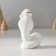 Souvenir Ceramics "White Cobra in the New Year's cap" with gold 4x5x8.5 cm