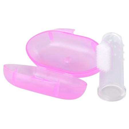 Children's toothbrush for the first teeth in the storage container-3
