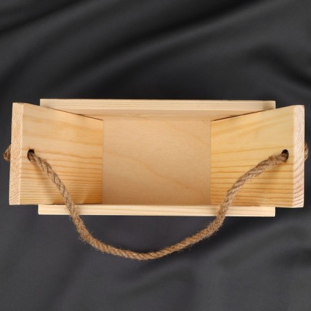 Needlework box, wooden, 27 × 11 × 13 cm-2
