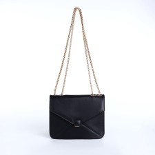 Female bag on a magnet, small size, black color
