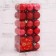 Set of balls plastic D-3 cm, 36 pcs "Fasty shine" red