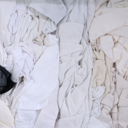 Rags, white knitwear, 10 kg-2