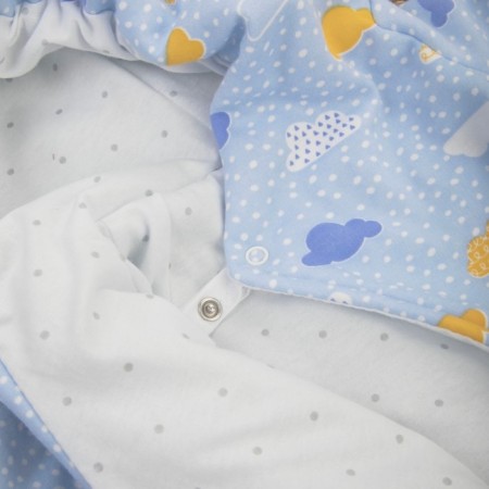 Kinderlitto Kinderlitto overalls. Cloud ", height 56-62 cm, blue color-4
