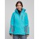 Ski jacket female winter, size 42, blue color